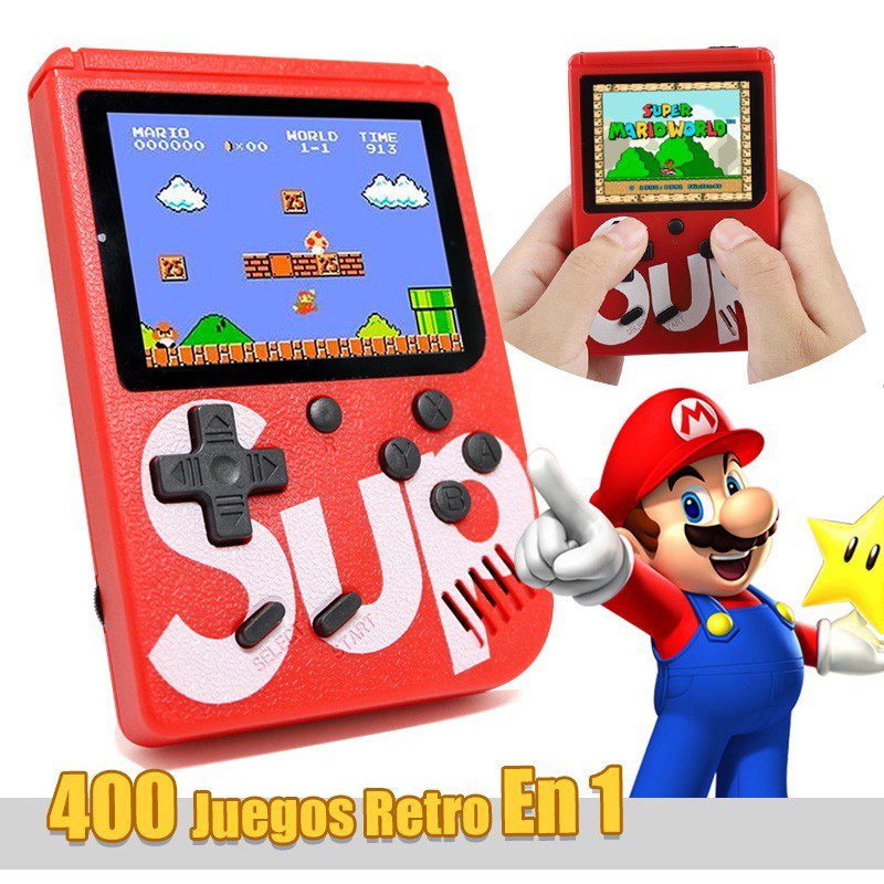 MINI CONSOLA SUP ¡MÁS DE 400 JUEGOS! 🤩🎮🕹️ - ENVÍO GRATIS