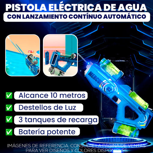 PISTOLA DE AGUA CON LUCES 🔫🤩 - ENVÍO GRATIS