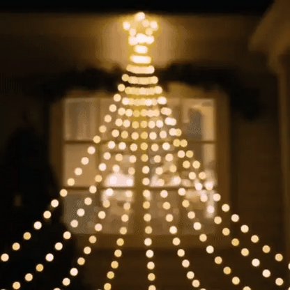 ESTRELLA CASCADA SOLAR LED🎄😍 - ENVÍO GRATIS