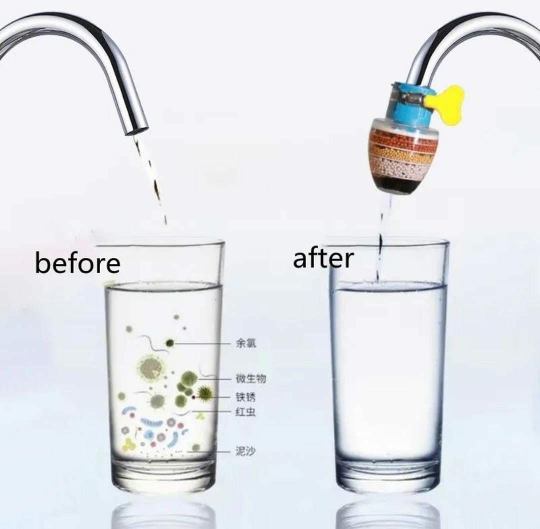 Filtro purificador para agua de grifo / Carbón Activado 💧🚿- ENVÍO GRATIS x 2 UNIDADES