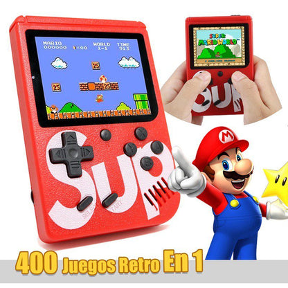 MINI CONSOLA SUP ¡MÁS DE 400 JUEGOS! 🤩🎮🕹️ - ENVÍO GRATIS