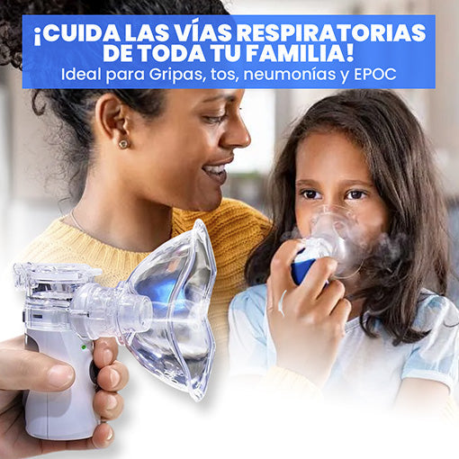 NEBULIZADOR PORTÁTIL ¡DESCONGESTIONA LAS VÍAS RESPIRATORIAS! 🤩🌬️🍃 - ENVÍO GRATIS
