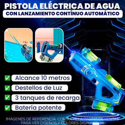 PISTOLA DE AGUA CON LUCES 🔫🤩 - ENVÍO GRATIS