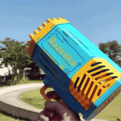 PISTOLA DE BURBUJAS ELÉCTRICA ¡DIVERSIÓN EXTREMA! 🤩💦 - ENVÍO GRATIS