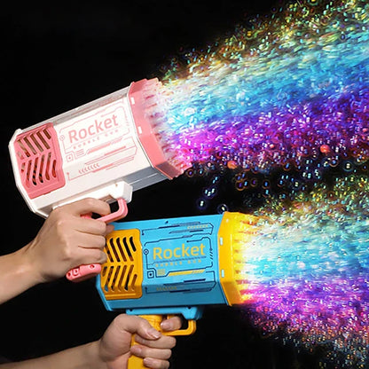 PISTOLA DE BURBUJAS ELÉCTRICA ¡DIVERSIÓN EXTREMA! 🤩💦 - ENVÍO GRATIS
