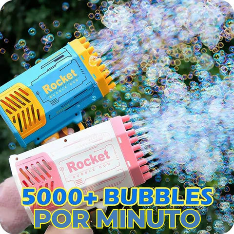 PISTOLA DE BURBUJAS ELÉCTRICA ¡DIVERSIÓN EXTREMA! 🤩💦 - ENVÍO GRATIS